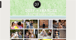 Desktop Screenshot of duffandfrancesphotography.com