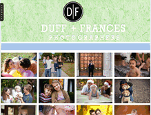 Tablet Screenshot of duffandfrancesphotography.com